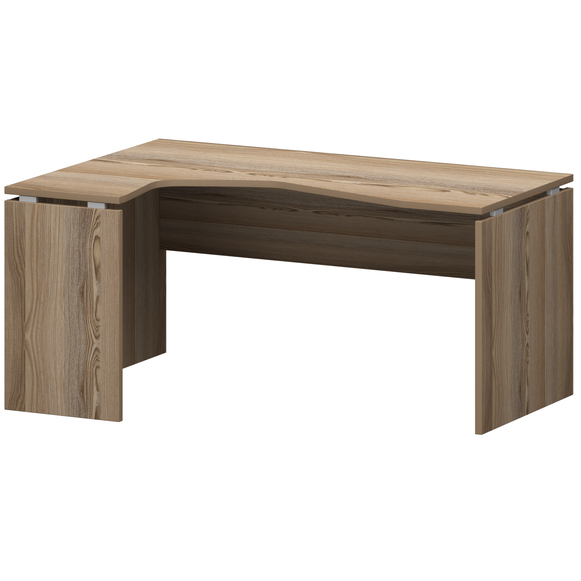 Изображение стол эргономичный левый аргентум нт-060 л дуб сафари